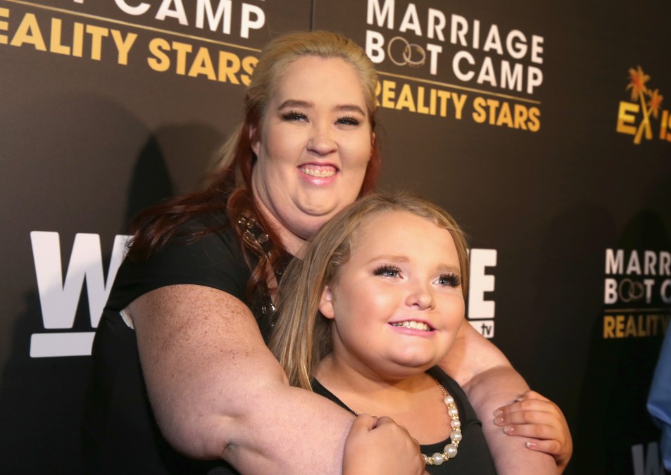  TV personalities June "Mama June" Shannon (L) and Alana "Honey Boo Boo" Thompson 