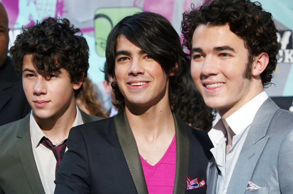Musicians Nick Jonas, Joe Jonas, and Kevin Jonas 