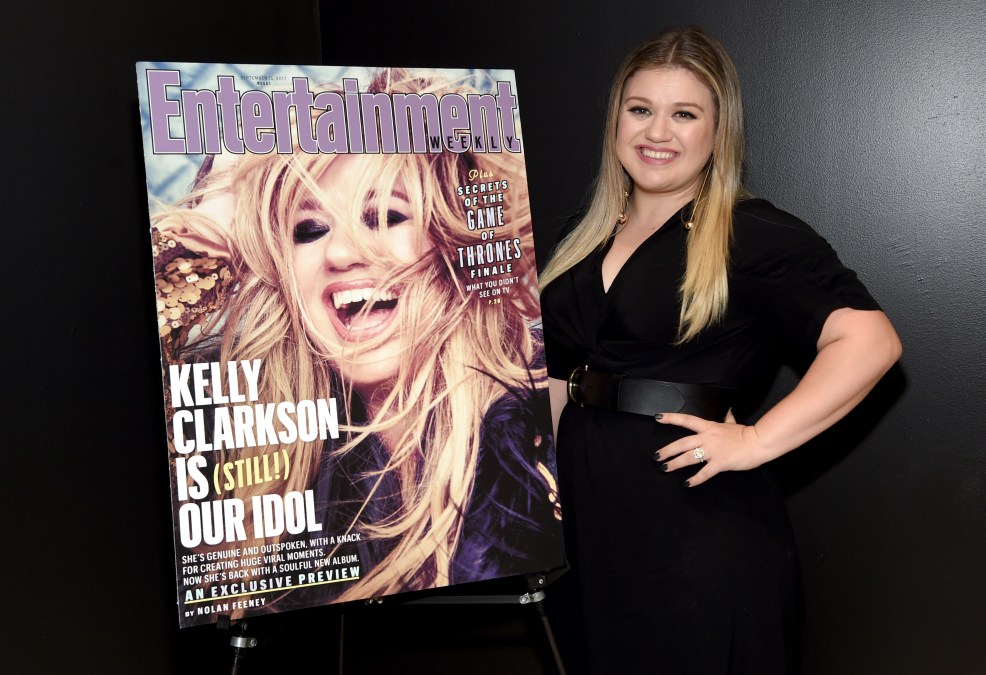 Singer Kelly Clarkson 