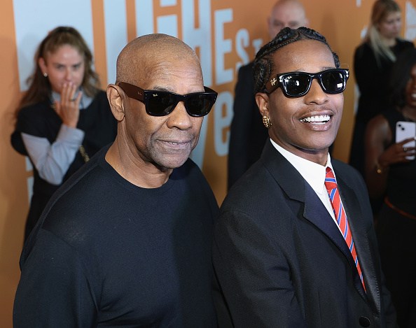 Denzel Washington and A$AP Rocky