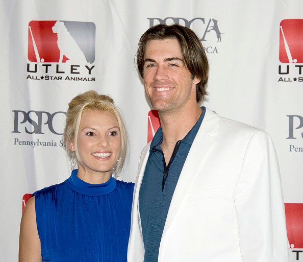 Heidi Hamels and Cole Hamels