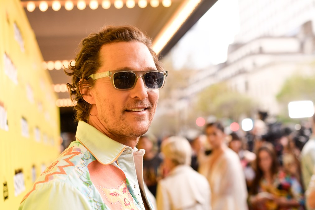 Matthew McConaughey attends the "The Beach Bum" Premiere