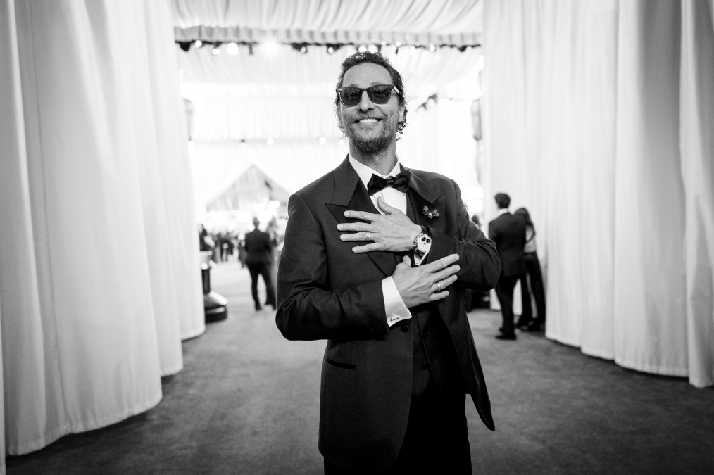 Matthew McConaughey attends the 96th annual Academy Awards
