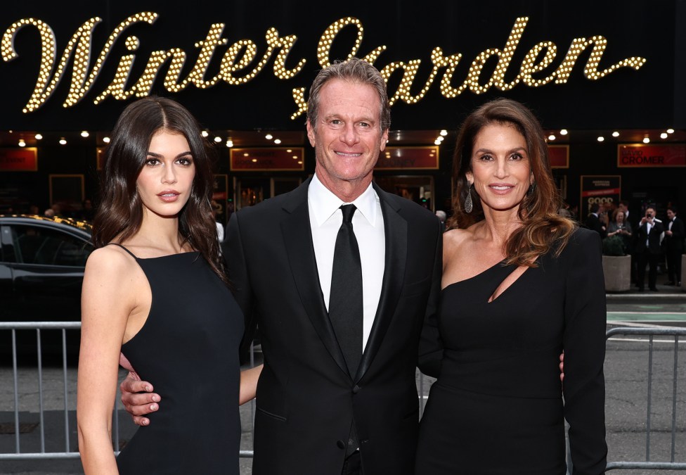 Kaia Gerber, Rande Gerber and Cindy Crawford