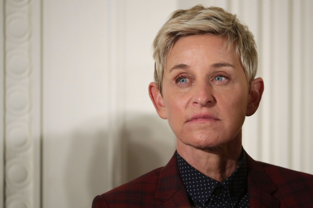 Comedian and talk show host Ellen DeGeneres