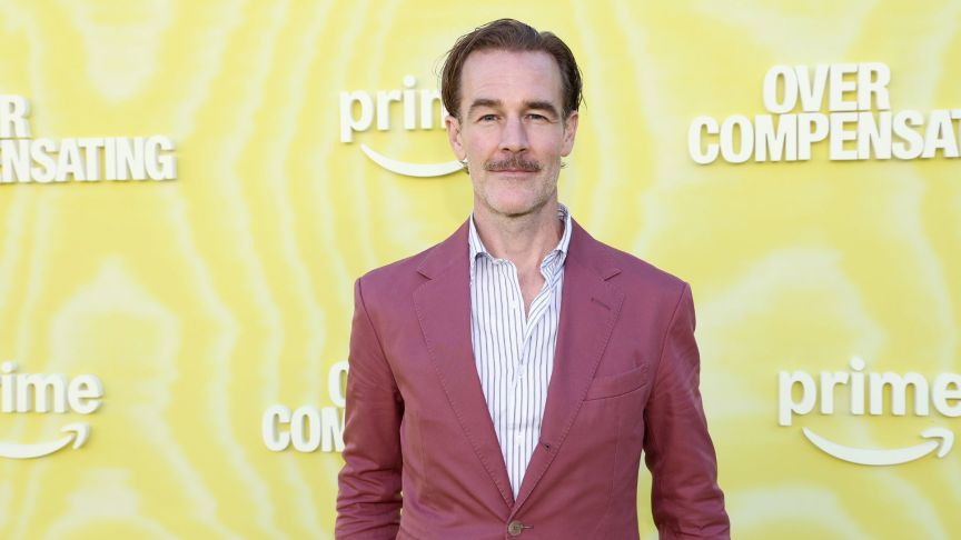 James Van Der Beek attends the "Overcompensating" Screening And After-Party at Hollywood Palladium on May 14, 2025 in Los Angeles, California