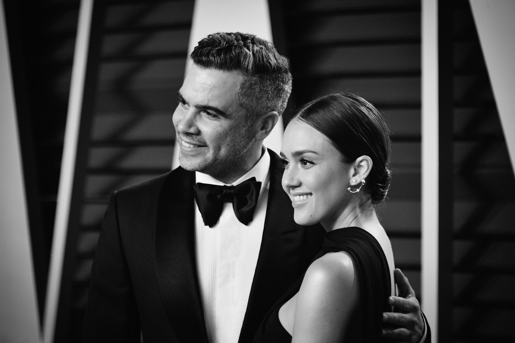 Jessica Alba & Cash Warren Reunite for Daughter Honor’s Tennis Match