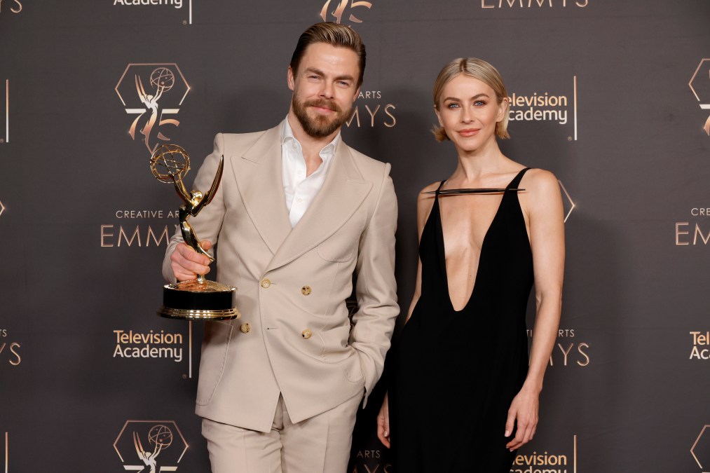 Julianne Hough Hilariously Honors Brother Derek’s PEOPLE Bet