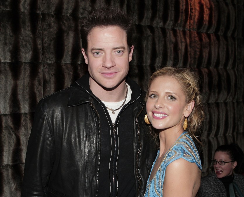 Brendan Fraser and Sarah Michelle Gellar