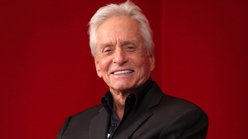 Michael Douglas smiling