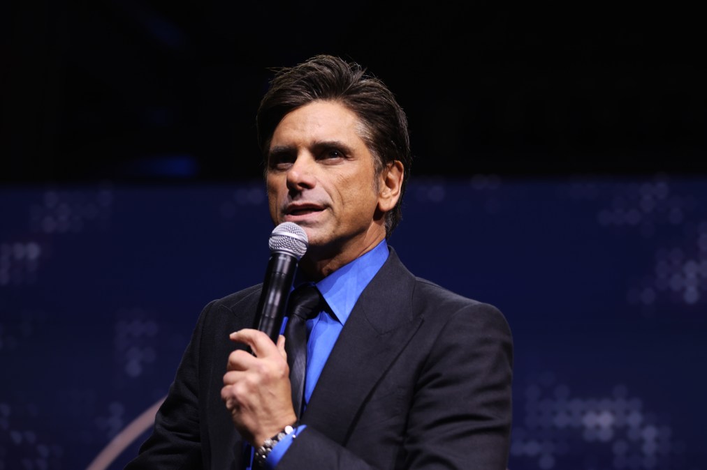 John Stamos speaks onstage
