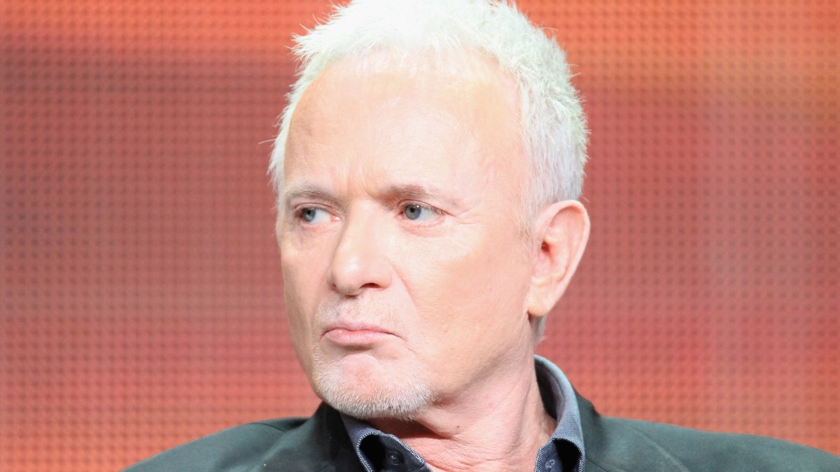 Anthony Geary looking serious