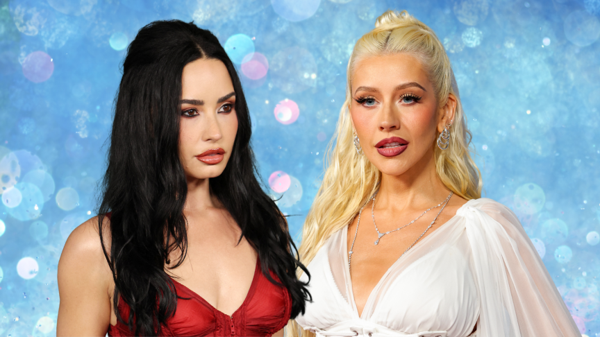 Demi Lovato and Christina Aguilera