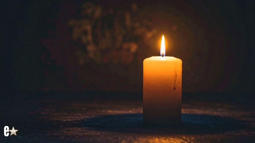 A candle burning