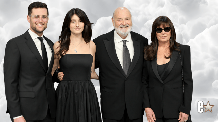 Jake Reiner, Romy Reiner, Rob Reiner, and Michele Reiner attend an event