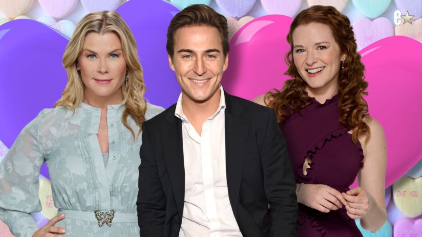 Hallmark Channel's Alison Sweeney, Evan Roderick, and Sarah Drew