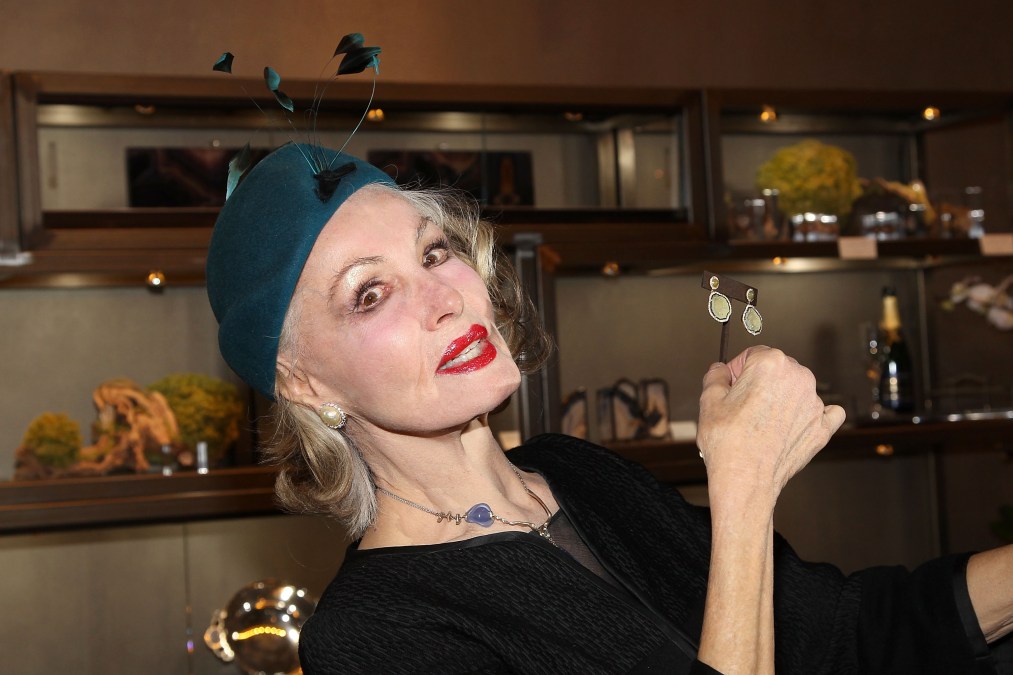 Julie Newmar smiling 
