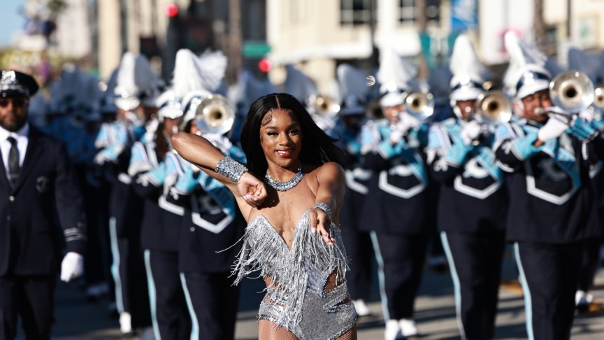 Rose Parade marching band