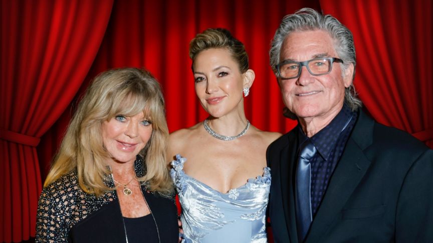 Goldie Hawn, Kate Hudson & Kurt Russell