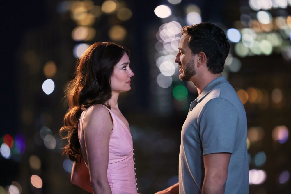 Mallory Jansen and Ryan Corr in Hallmark Channel's "A Melbourne Match."