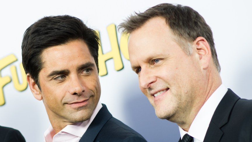 John Stamos and Dave Coulier attend an event for "Full House"