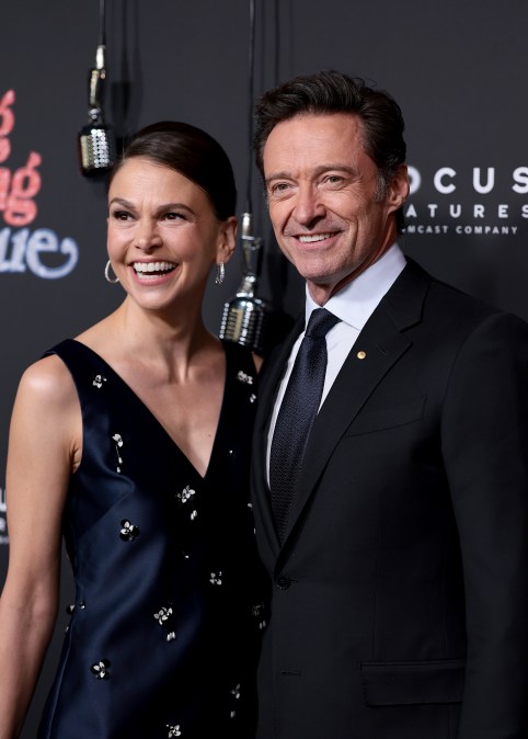 Sutton Foster and Hugh Jackman
