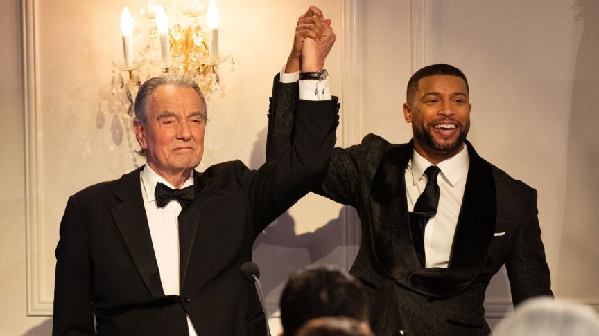 Eric Braeden and Brandon Claybon