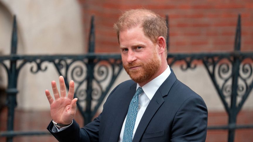 Prince Harry is out and about in London without Meghan Markle