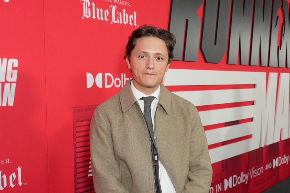 Connor Wood attends "The Running Man" New York Premiere at AMC Lincoln Square 13 on November 09, 2025, in New York, New York. 